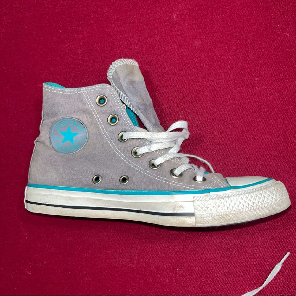 Chuck Taylor Converse All Star High Tops Limited Edition No Time To Lace Size 6 - Picture 13 of 14